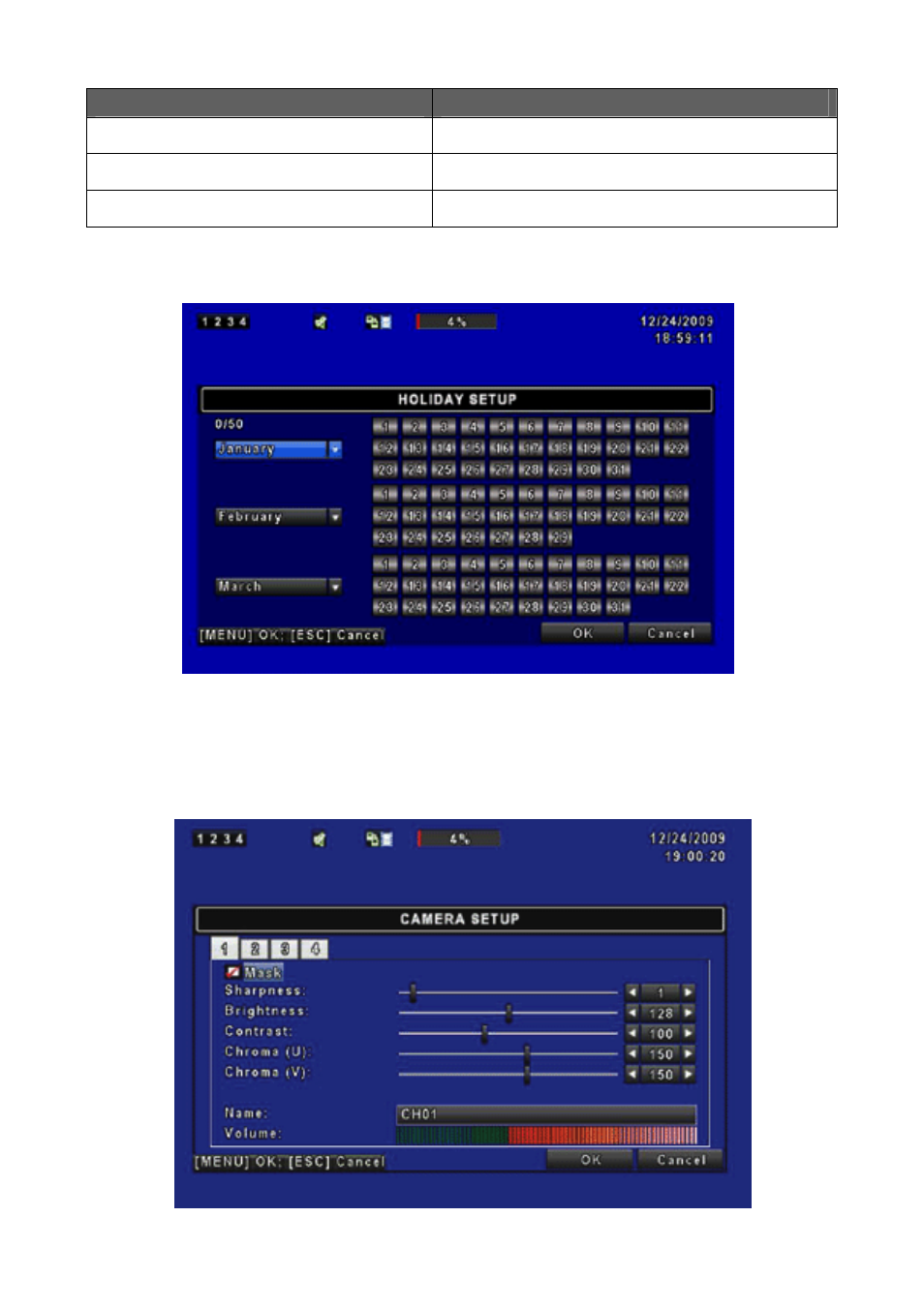 5 camera setup | Multiplex Technology 4CH H.264 User Manual | Page 22 / 47