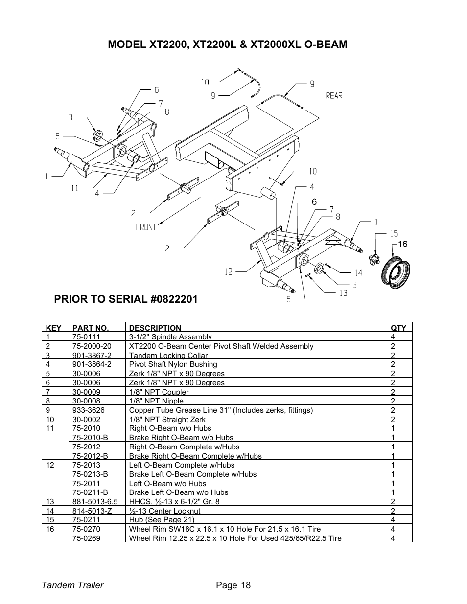 Model xt2200, xt2200l & xt2000xl o-beam 18, Model xt2200, xt2200l & xt2000xl o-beam | Meyer XT1600L User Manual | Page 18 / 28