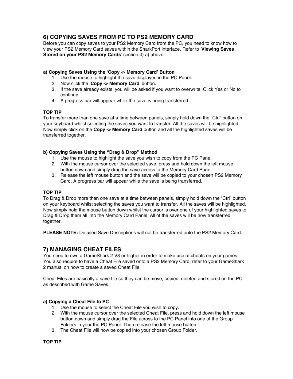 Mad Catz SharkPort PS2 User Manual | Page 8 / 16