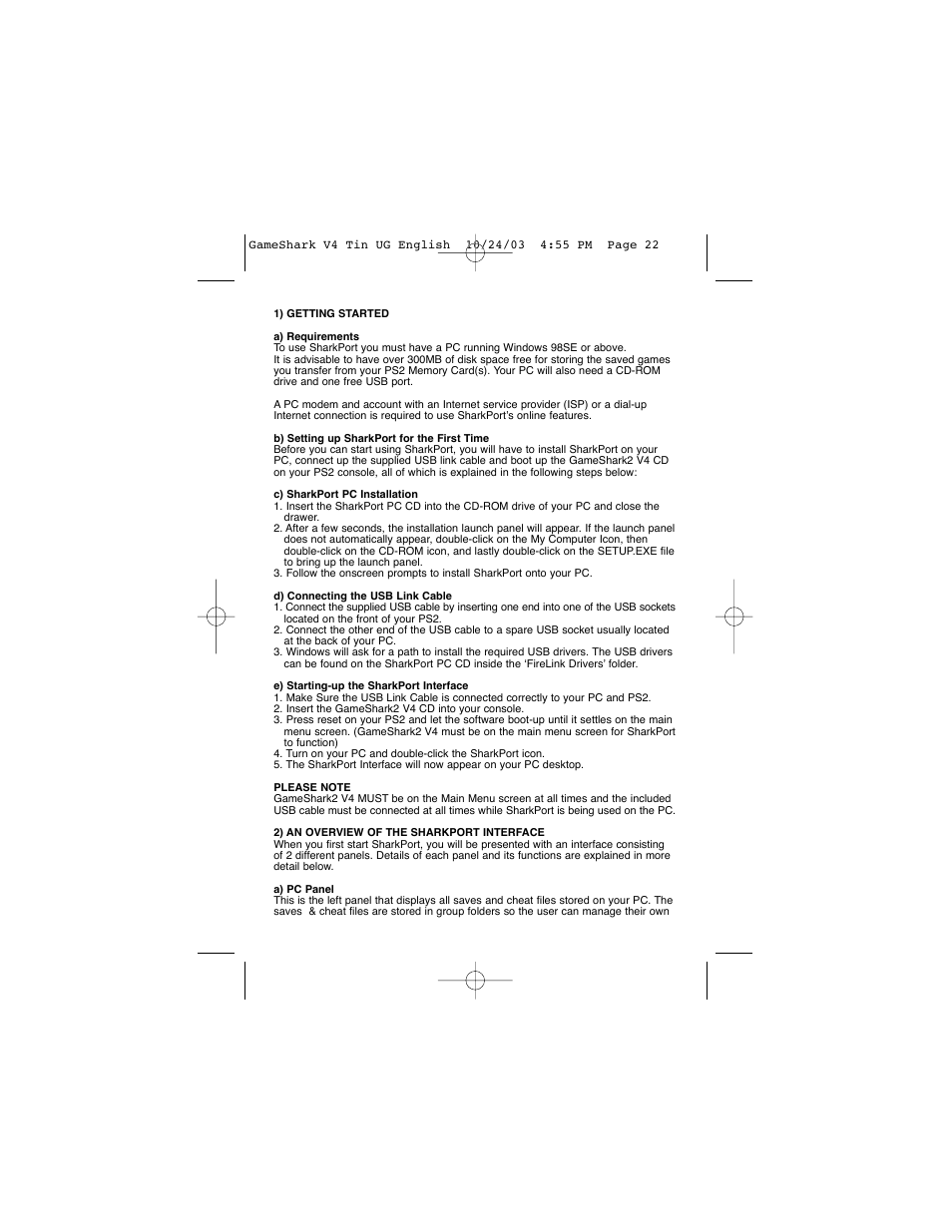 Mad Catz GameShark 2 User Manual | Page 22 / 35
