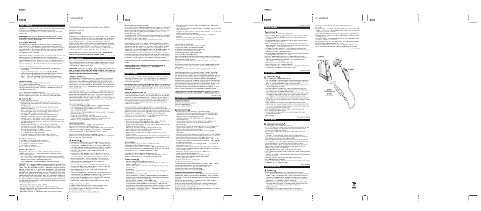 Mad Catz Z-Chuk for Nintendo Wii User Manual | 1 page