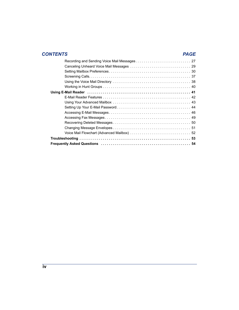 Inter-Tel SoftPhone 8601 User Manual | Page 6 / 66