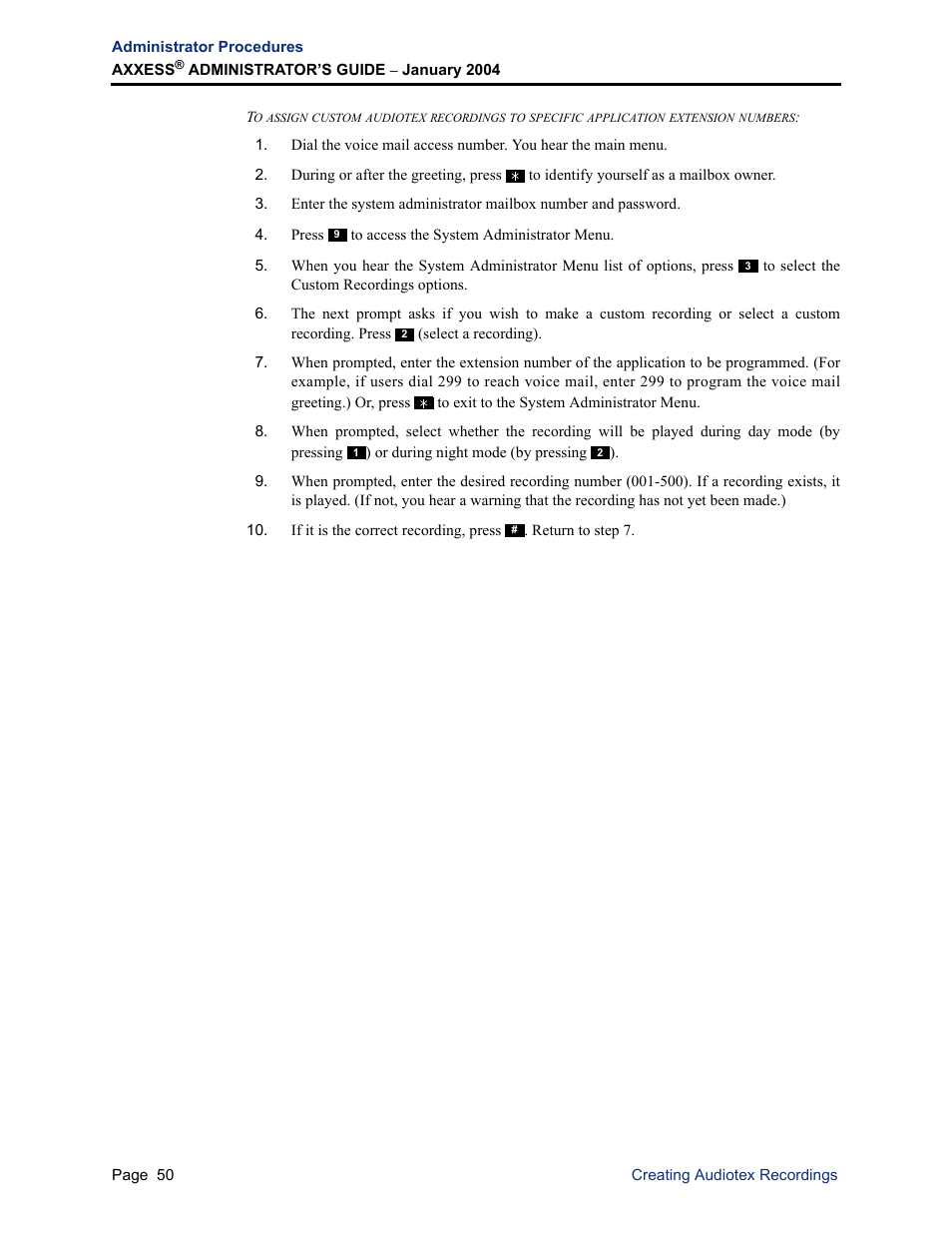 Inter-Tel Axxess User Manual | Page 66 / 342
