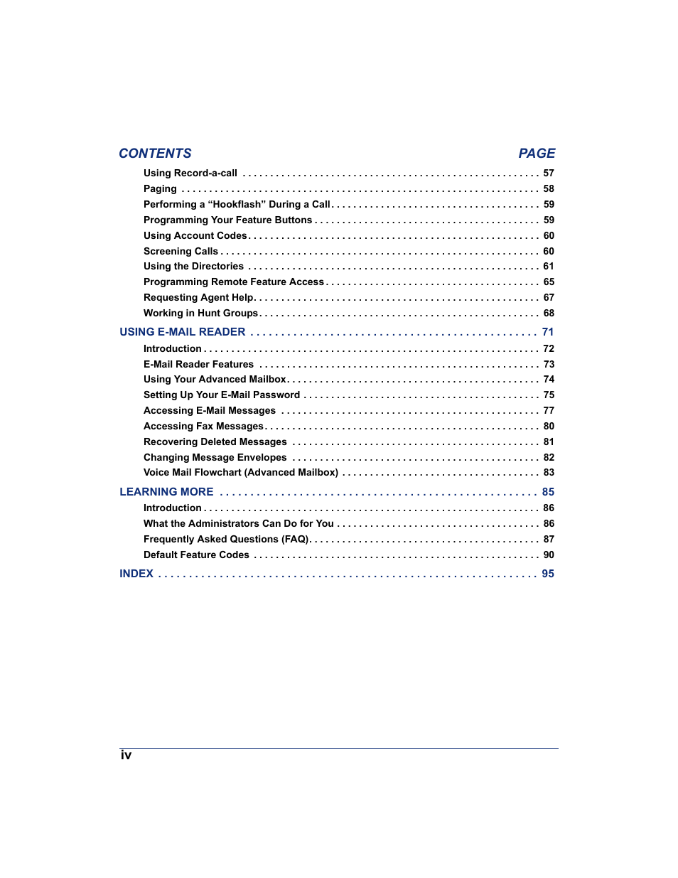 Inter-Tel USER GUIDE 8525 User Manual | Page 12 / 112