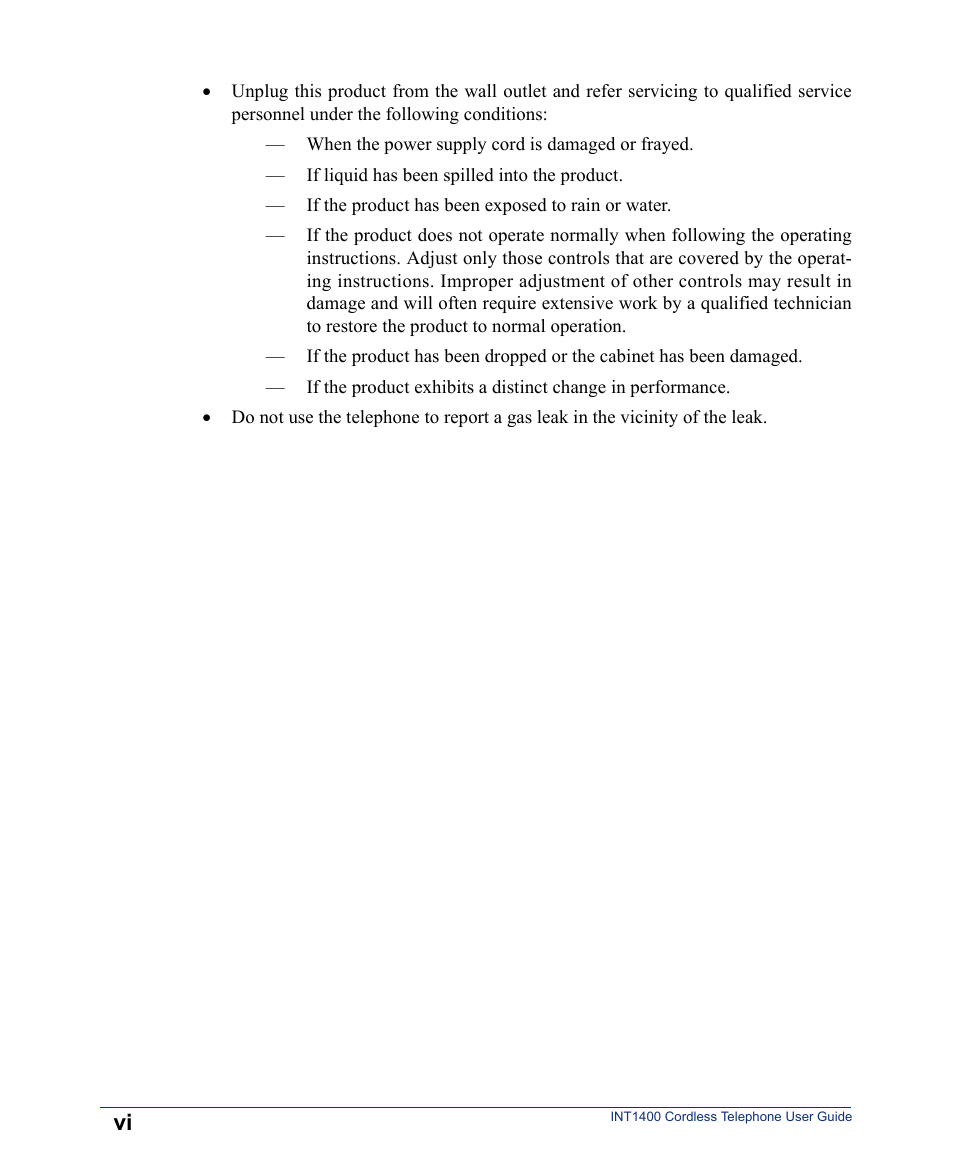 Inter-Tel INT1400 User Manual | Page 8 / 44