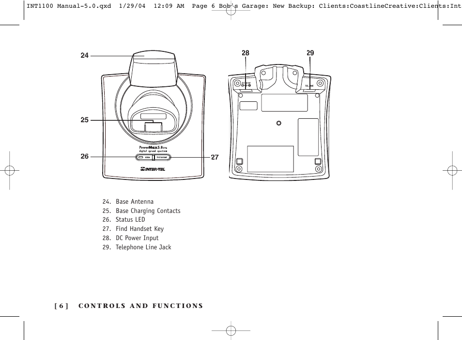 Inter-Tel INT1100 User Manual | Page 6 / 46