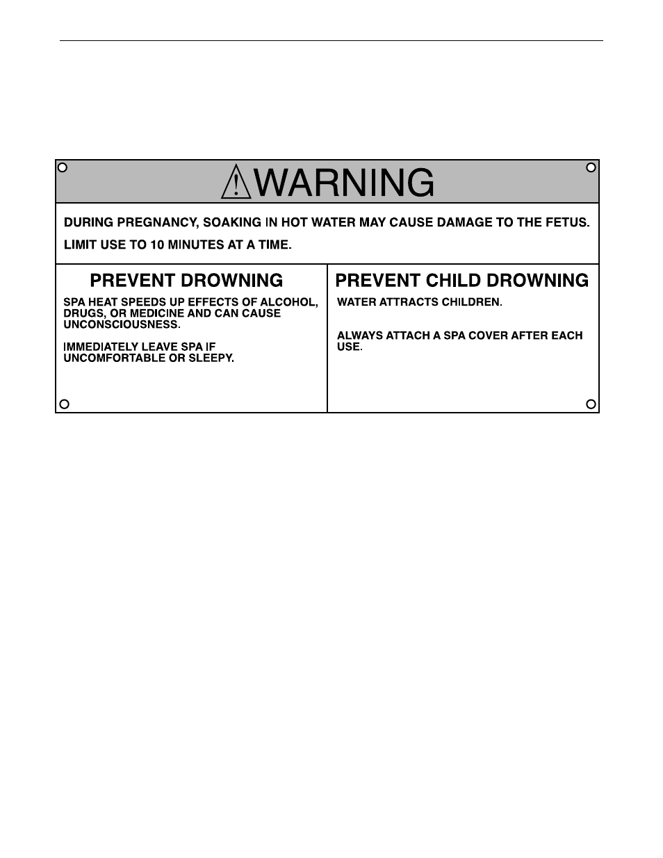 Posting the warning sign | Inter-Tel 831.10507 User Manual | Page 10 / 24