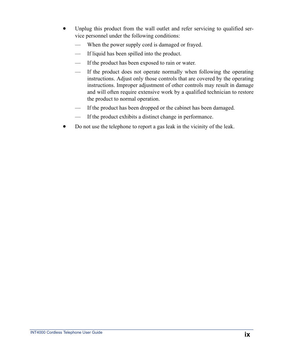 Inter-Tel INT4000 User Manual | Page 9 / 92