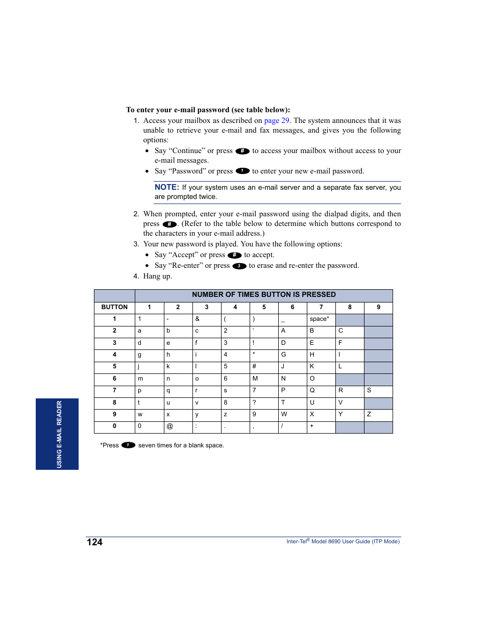 Inter-Tel ENDPOINT 8690 User Manual | Page 130 / 156