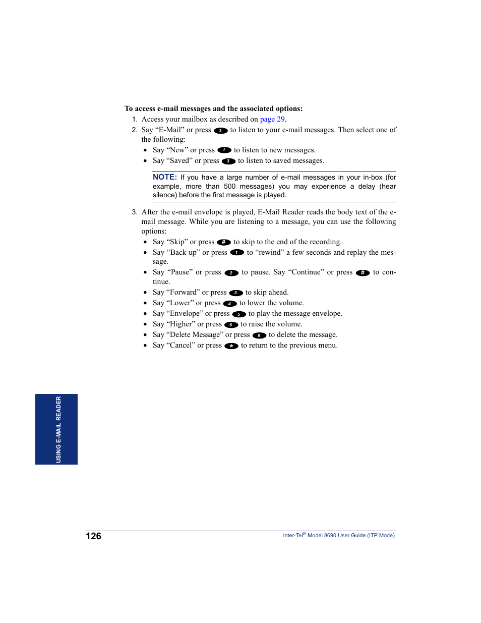 Inter-Tel ENDPOINT 8690 User Manual | Page 132 / 156