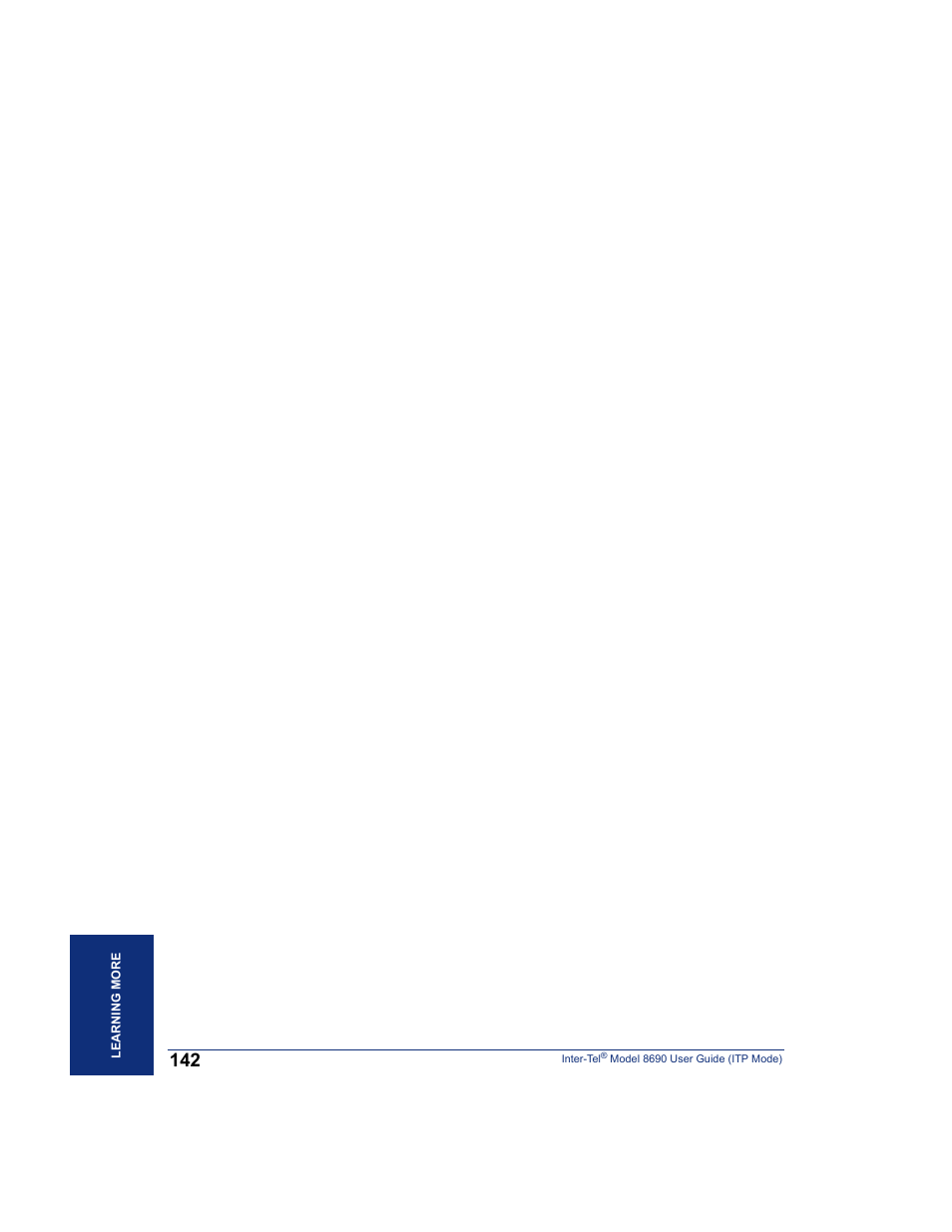 Inter-Tel ENDPOINT 8690 User Manual | Page 148 / 156