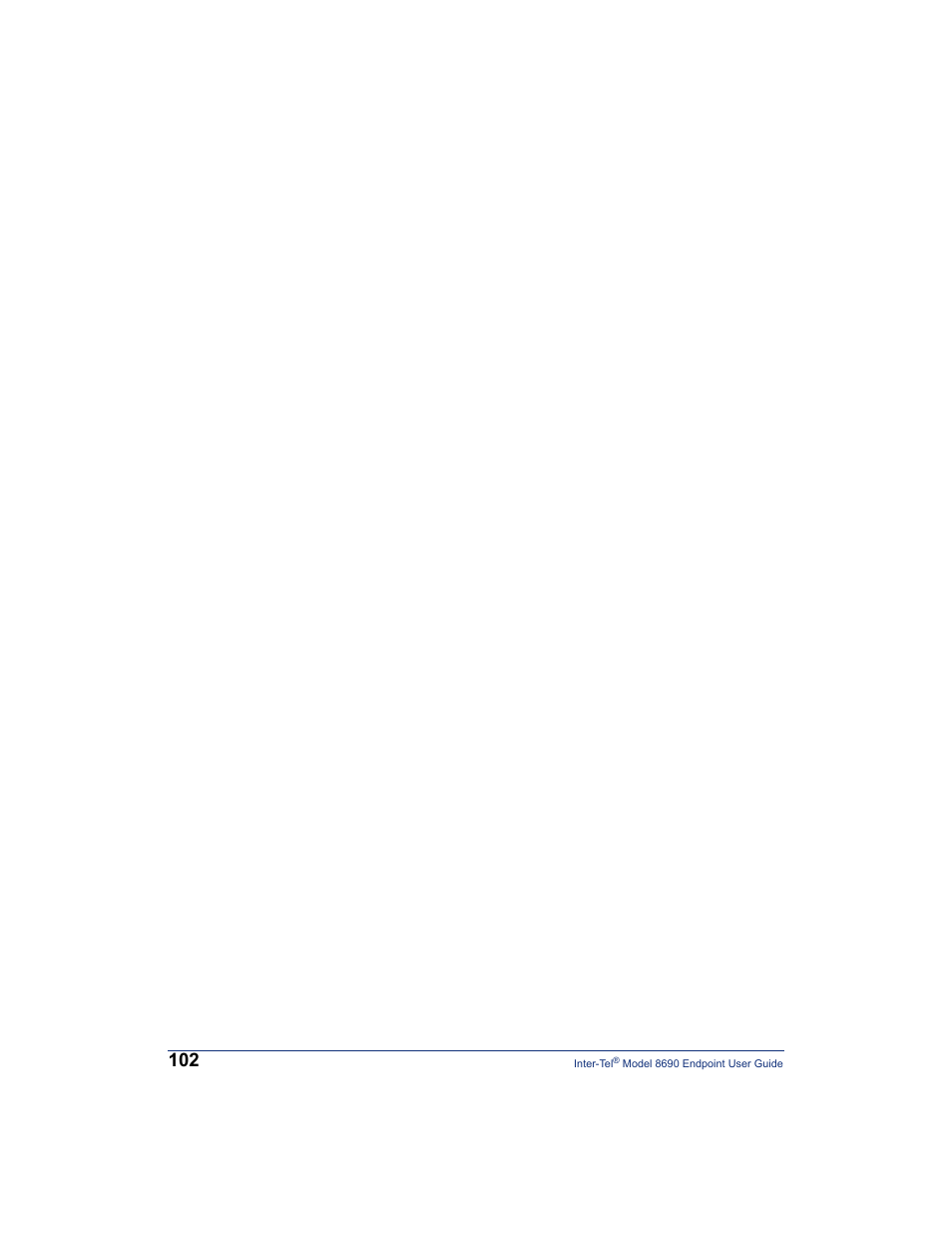 Inter-Tel 8690 User Manual | Page 116 / 118