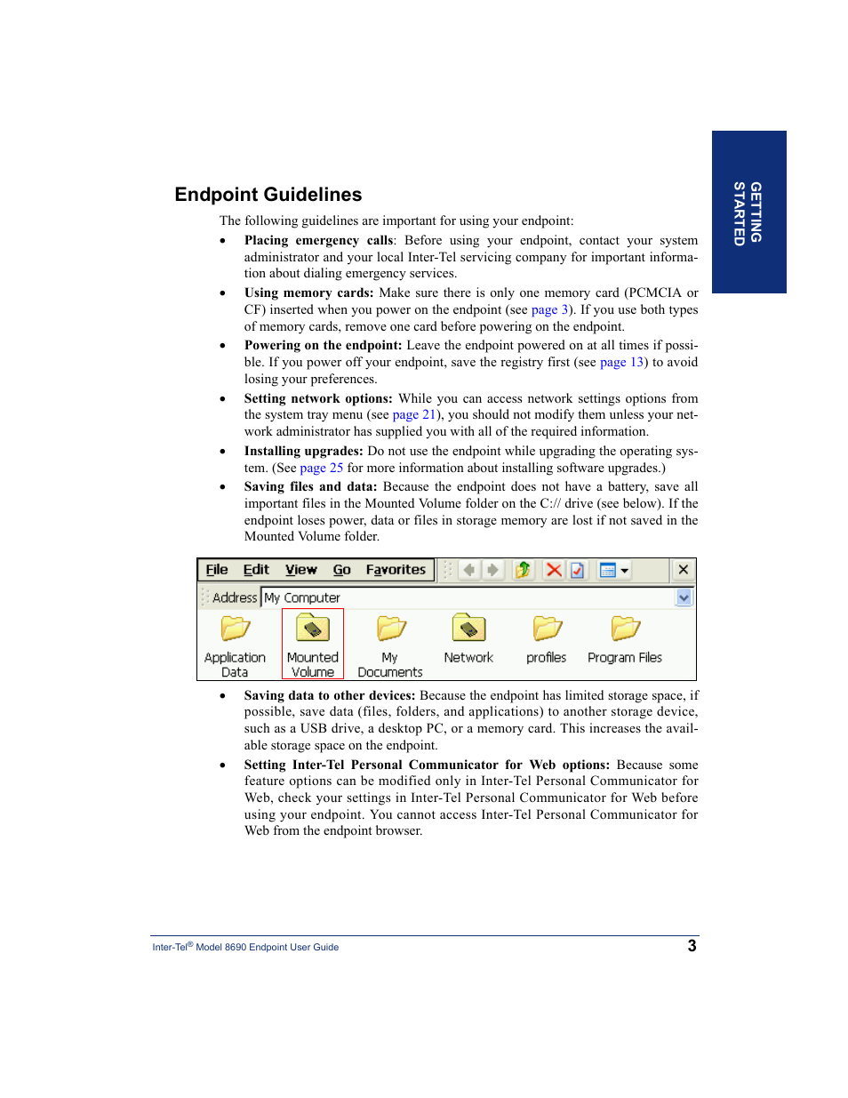 Endpoint guidelines | Inter-Tel 8690 User Manual | Page 17 / 118