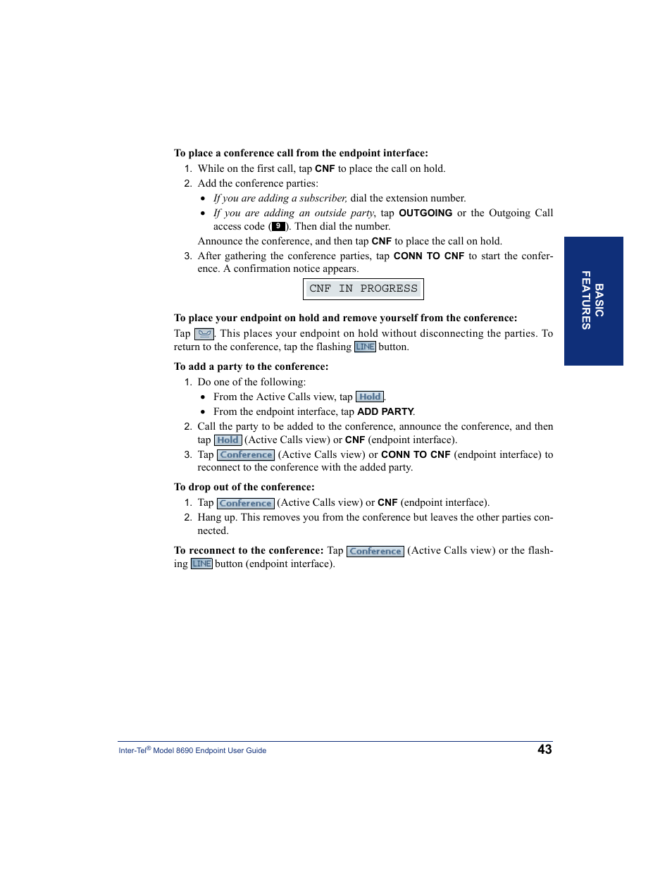 Inter-Tel 8690 User Manual | Page 57 / 118