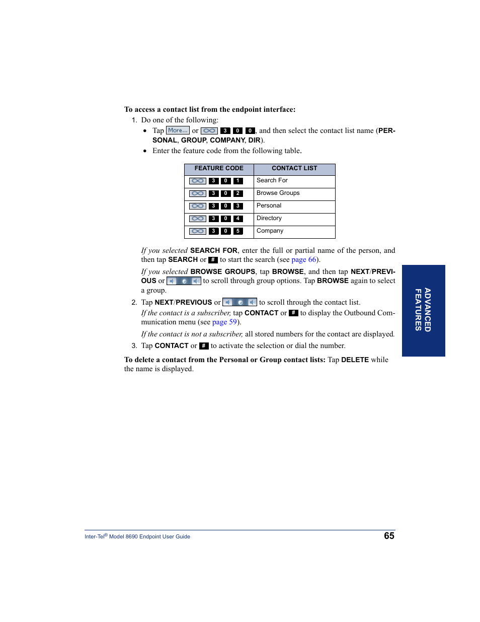 Inter-Tel 8690 User Manual | Page 79 / 118