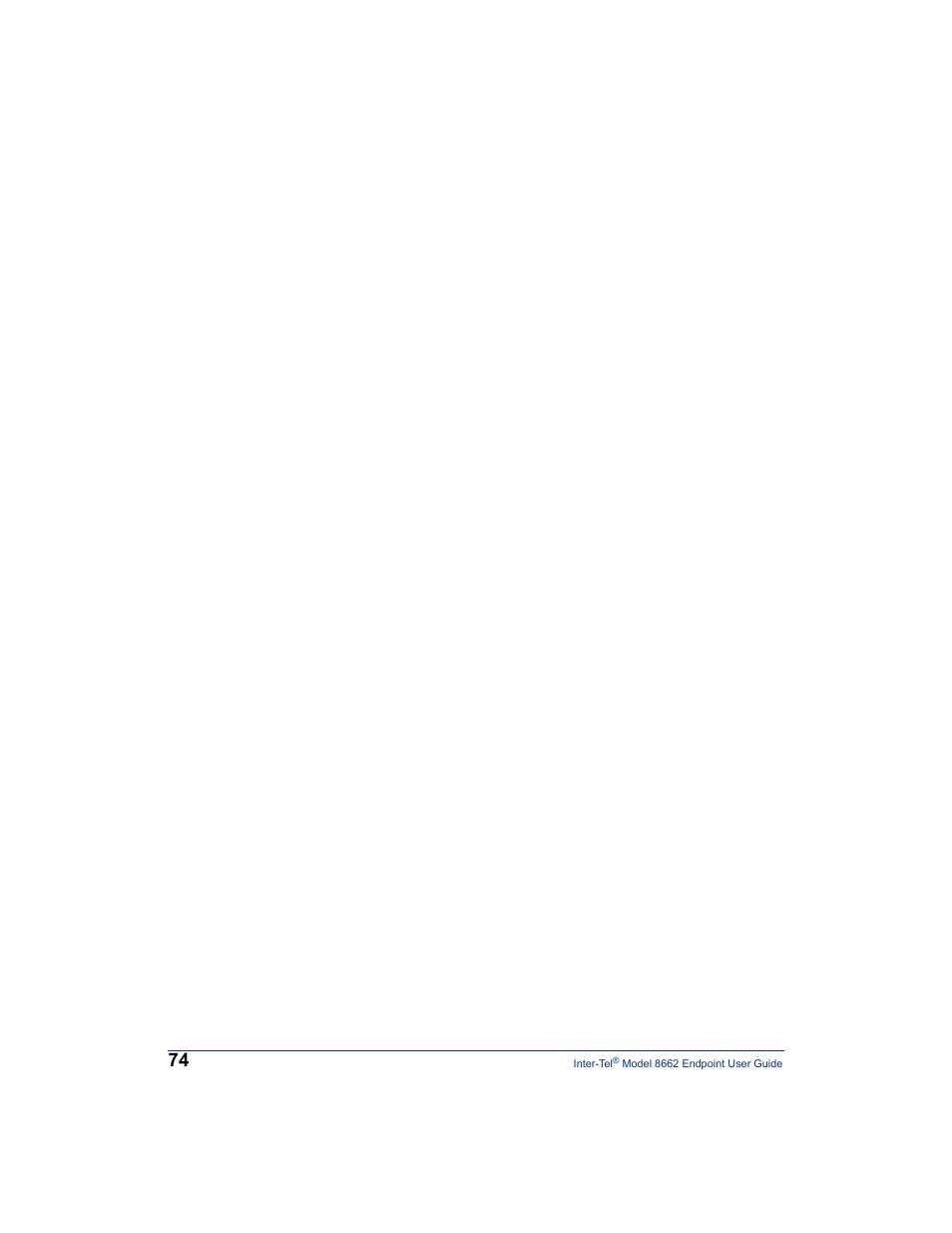 Inter-Tel 7000 8662 User Manual | Page 88 / 90