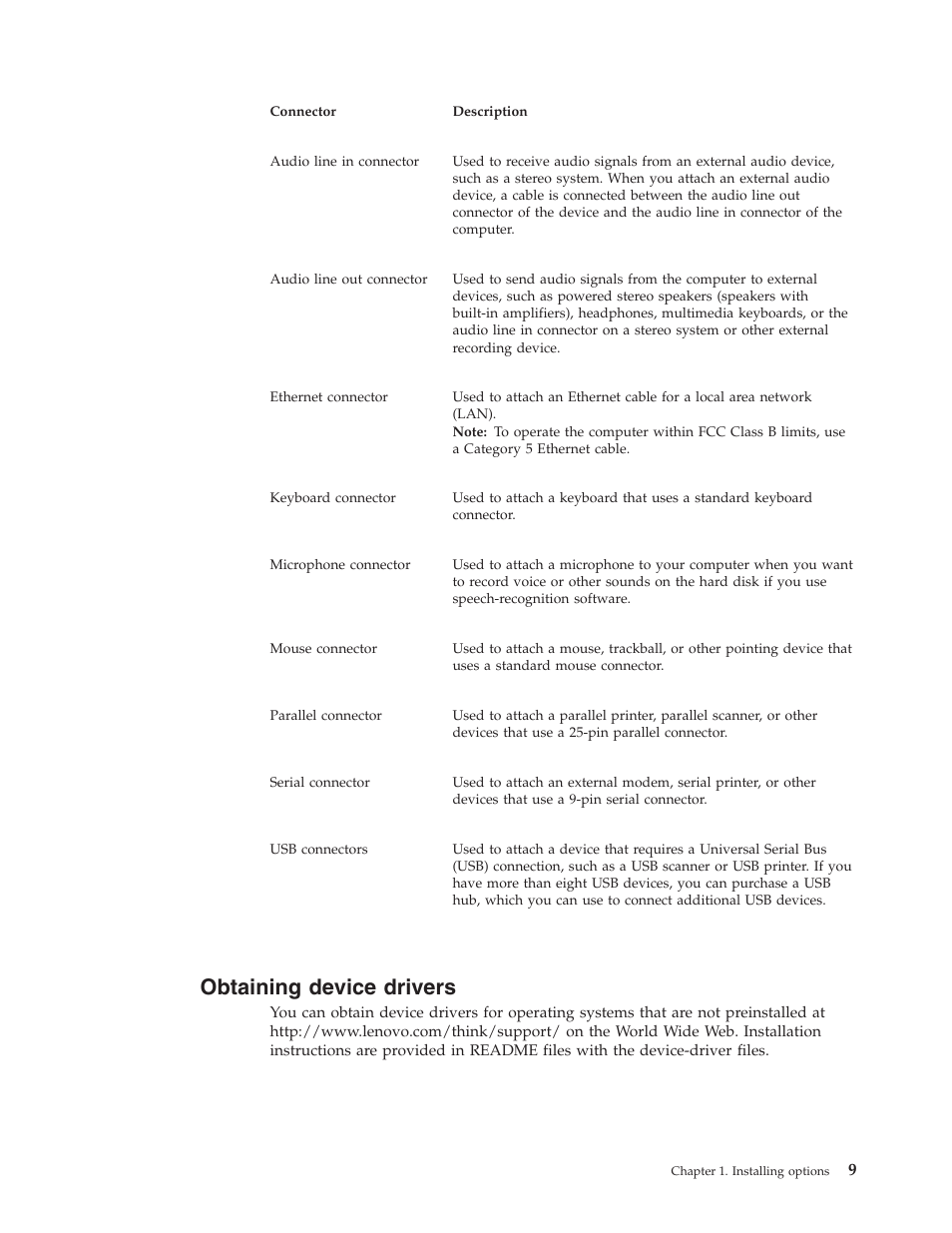 Obtaining device drivers, Obtaining, Device | Drivers | IBM Partner Pavilion 8124 User Manual | Page 25 / 64