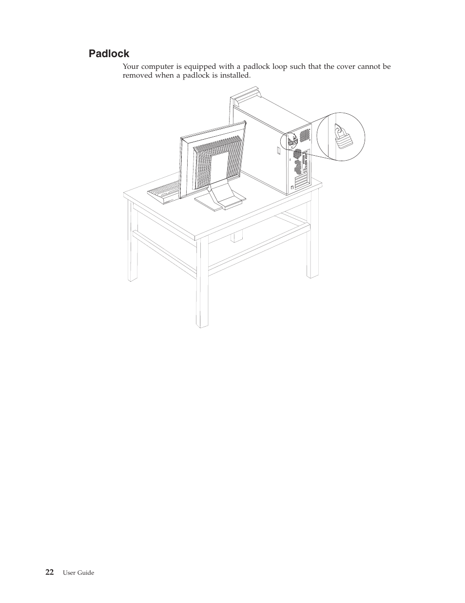 Padlock | IBM Partner Pavilion 8124 User Manual | Page 38 / 64