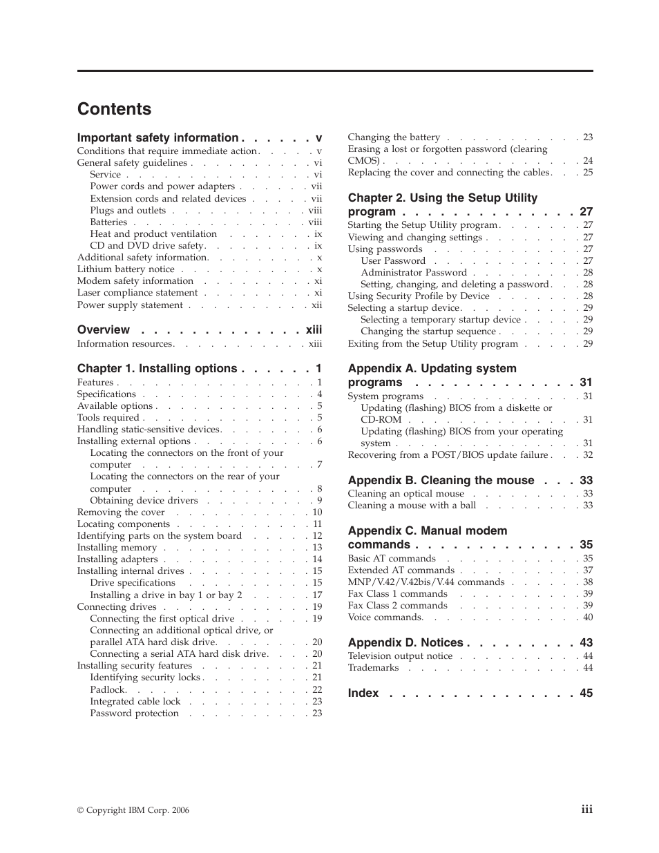 IBM Partner Pavilion 8124 User Manual | Page 5 / 64