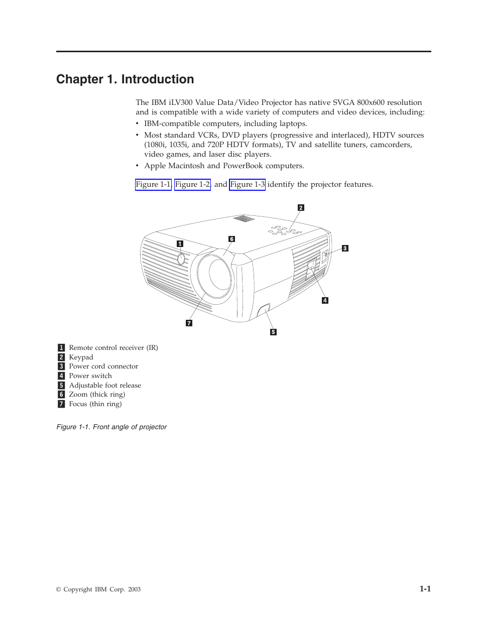 Chapter 1. introduction, Chapter 1. introduction -1 | IBM Partner Pavilion iLV300 User Manual | Page 11 / 74