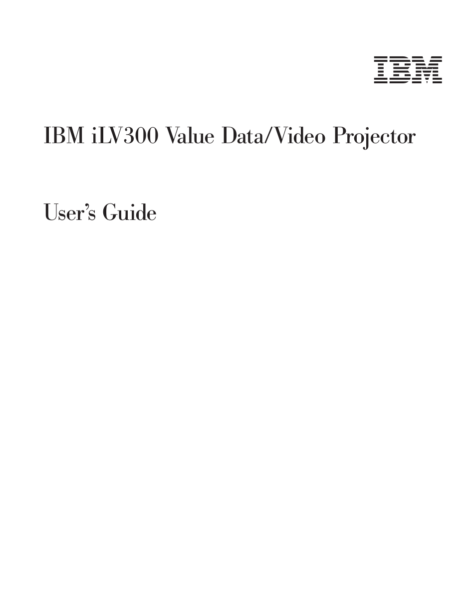 IBM Partner Pavilion iLV300 User Manual | Page 3 / 74