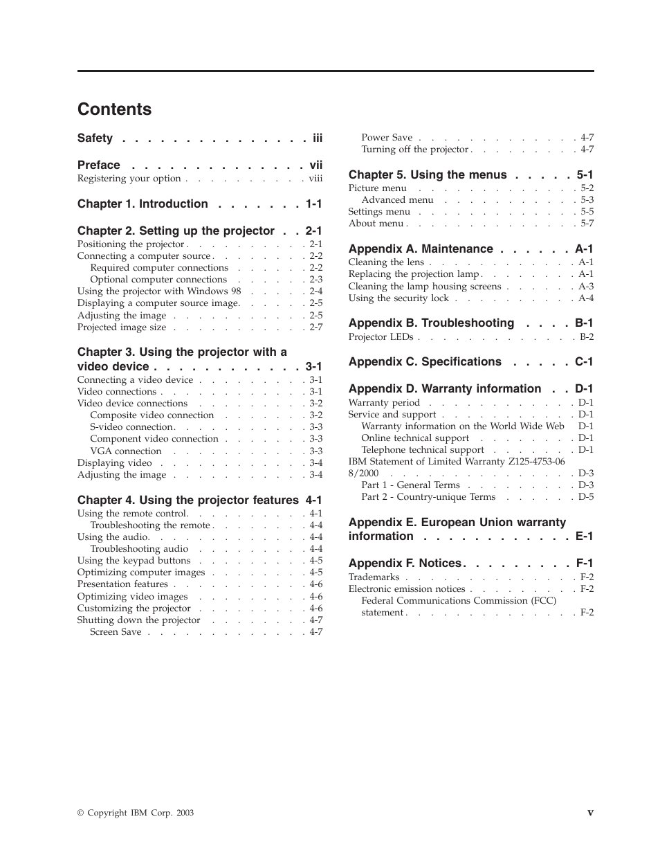 IBM Partner Pavilion iLV300 User Manual | Page 7 / 74