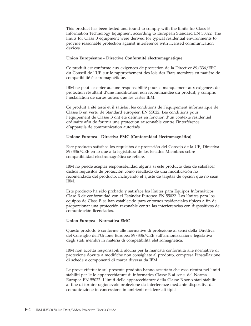 IBM Partner Pavilion iLV300 User Manual | Page 70 / 74