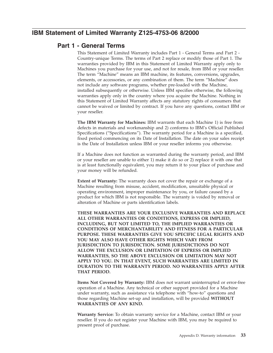 Part 1 - general terms | IBM Partner Pavilion iLC300 User Manual | Page 43 / 62
