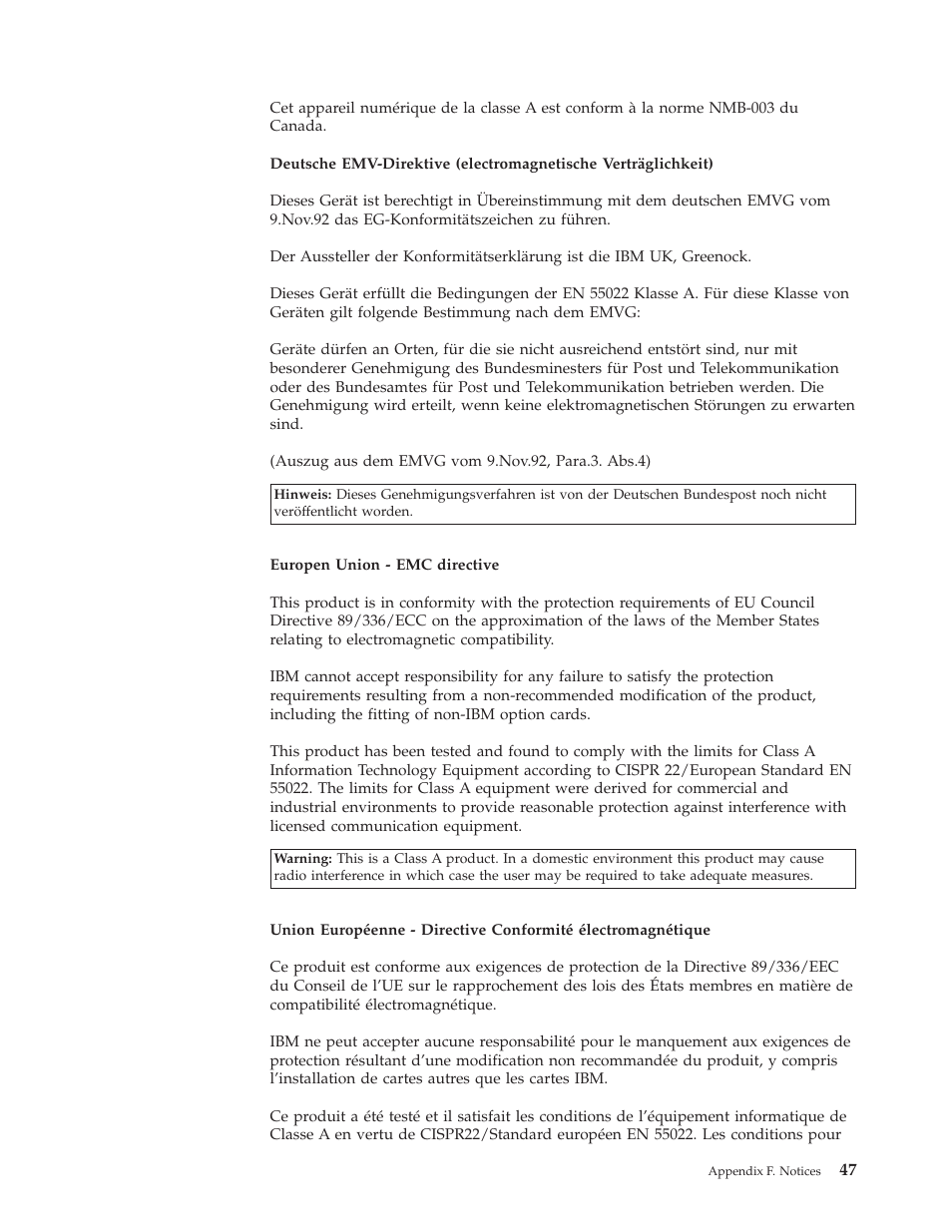 IBM Partner Pavilion iLC300 User Manual | Page 57 / 62