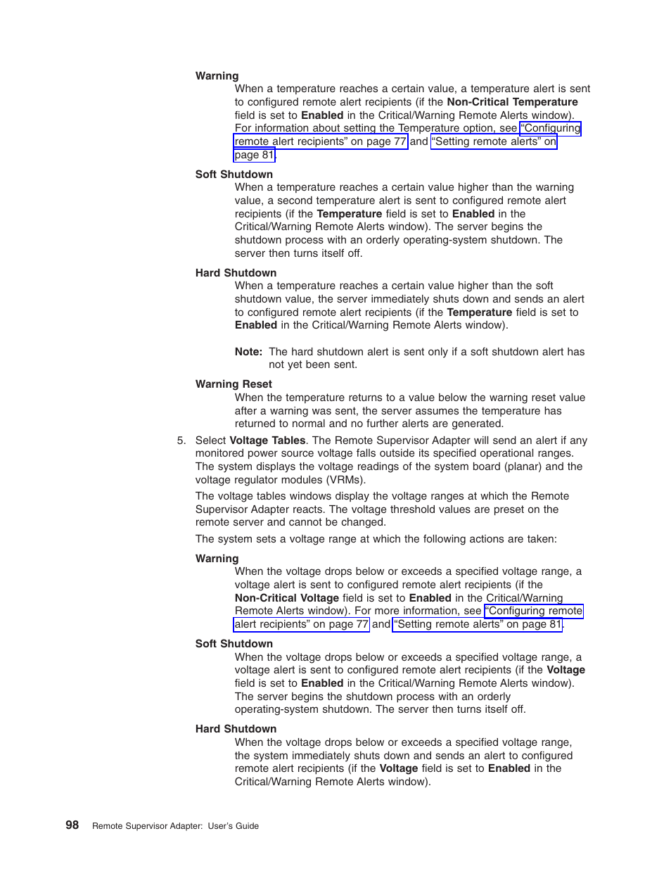 IBM Partner Pavilion Remote Supervisor Adapter User Manual | Page 104 / 124
