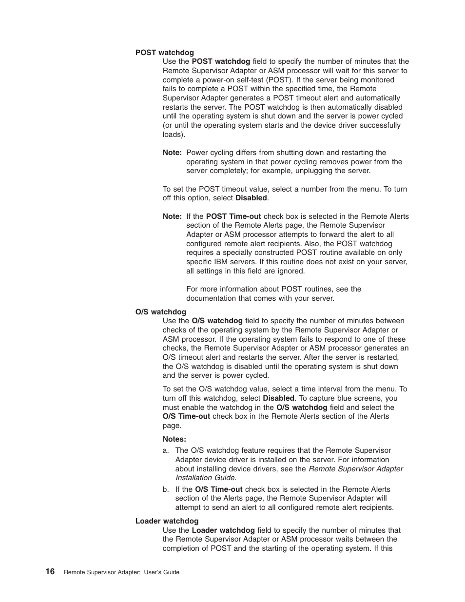 IBM Partner Pavilion Remote Supervisor Adapter User Manual | Page 22 / 124