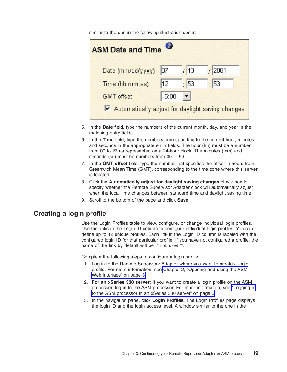 Creating a login profile | IBM Partner Pavilion Remote Supervisor Adapter User Manual | Page 25 / 124