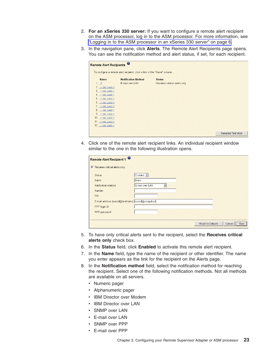 IBM Partner Pavilion Remote Supervisor Adapter User Manual | Page 29 / 124