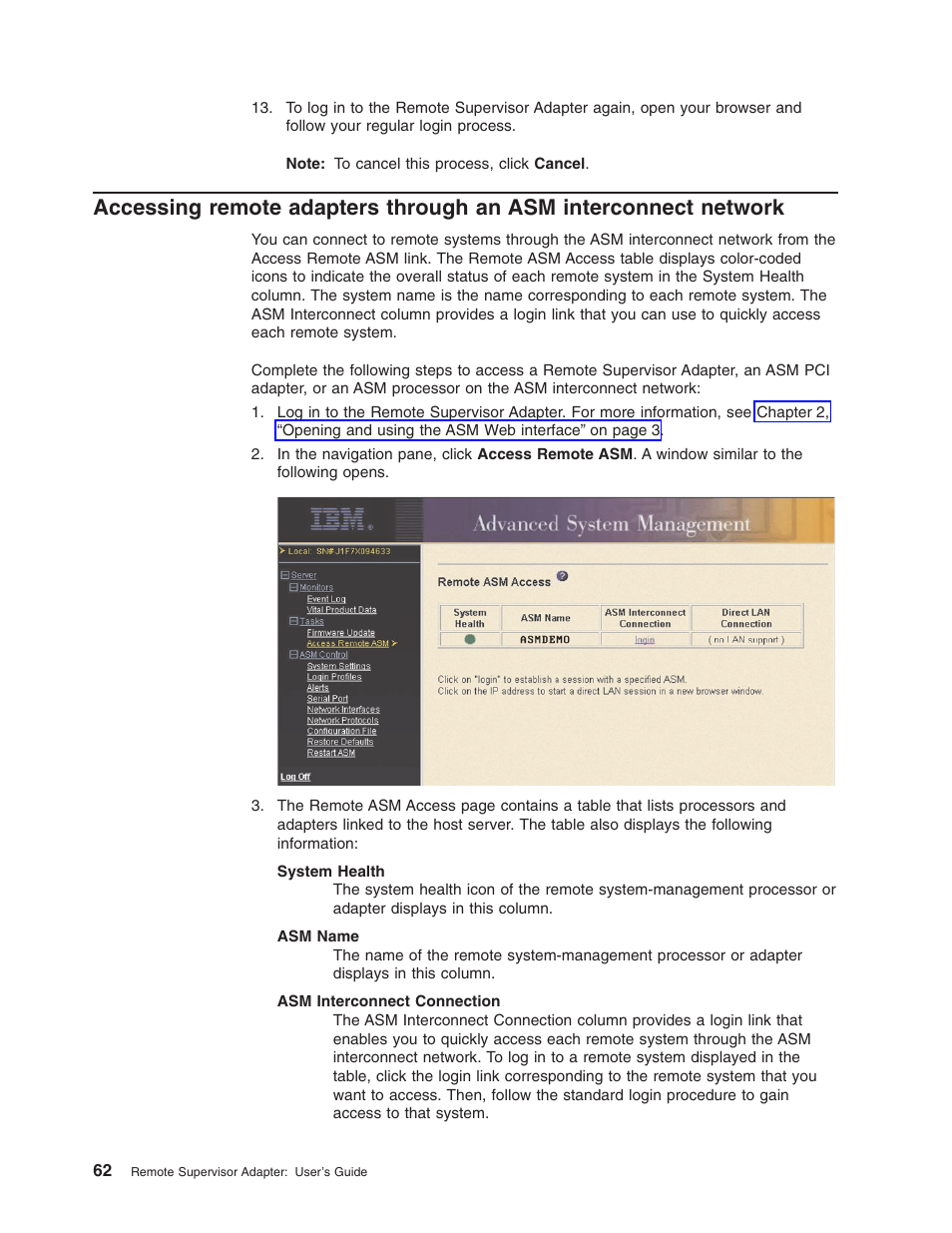 IBM Partner Pavilion Remote Supervisor Adapter User Manual | Page 68 / 124