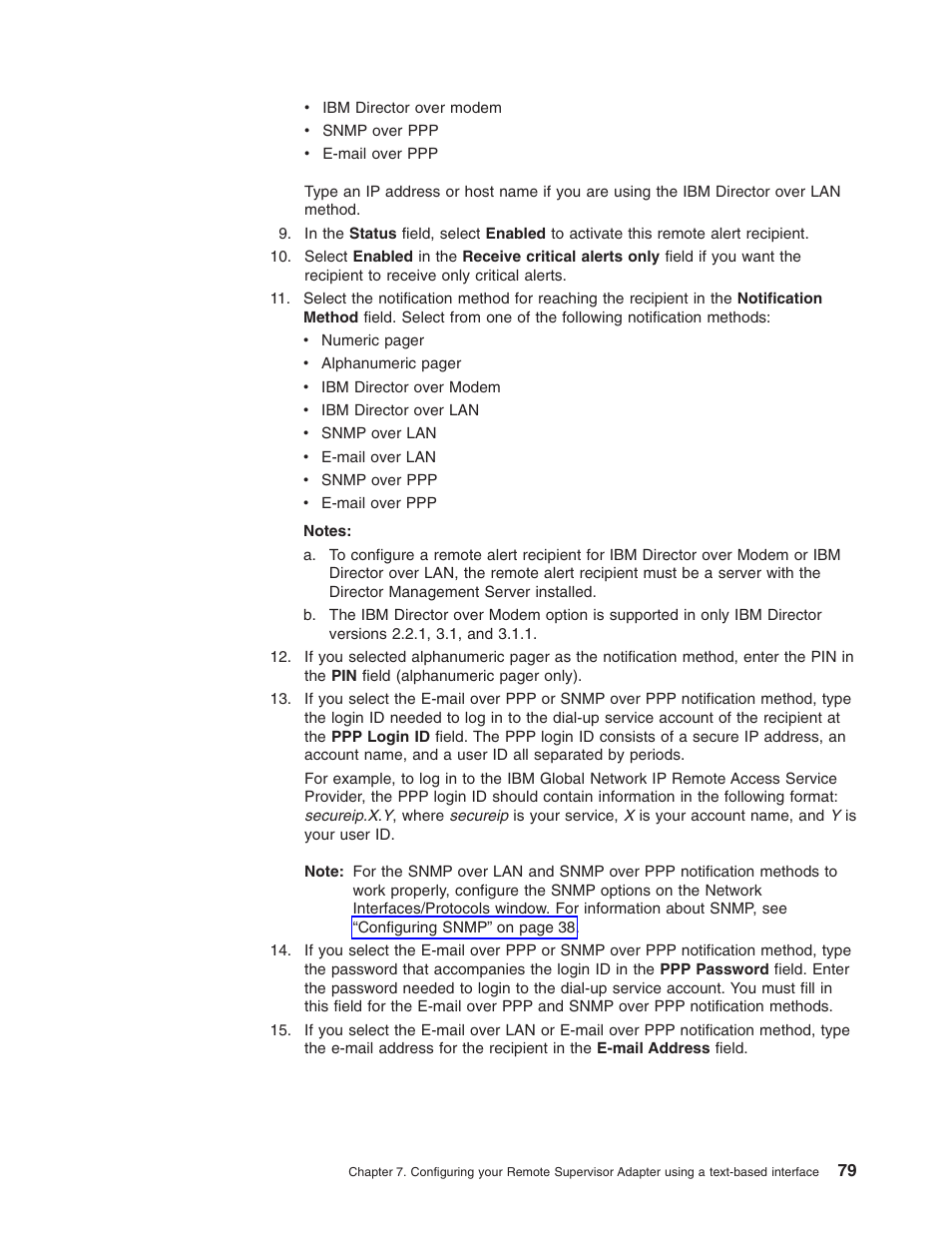 IBM Partner Pavilion Remote Supervisor Adapter User Manual | Page 85 / 124