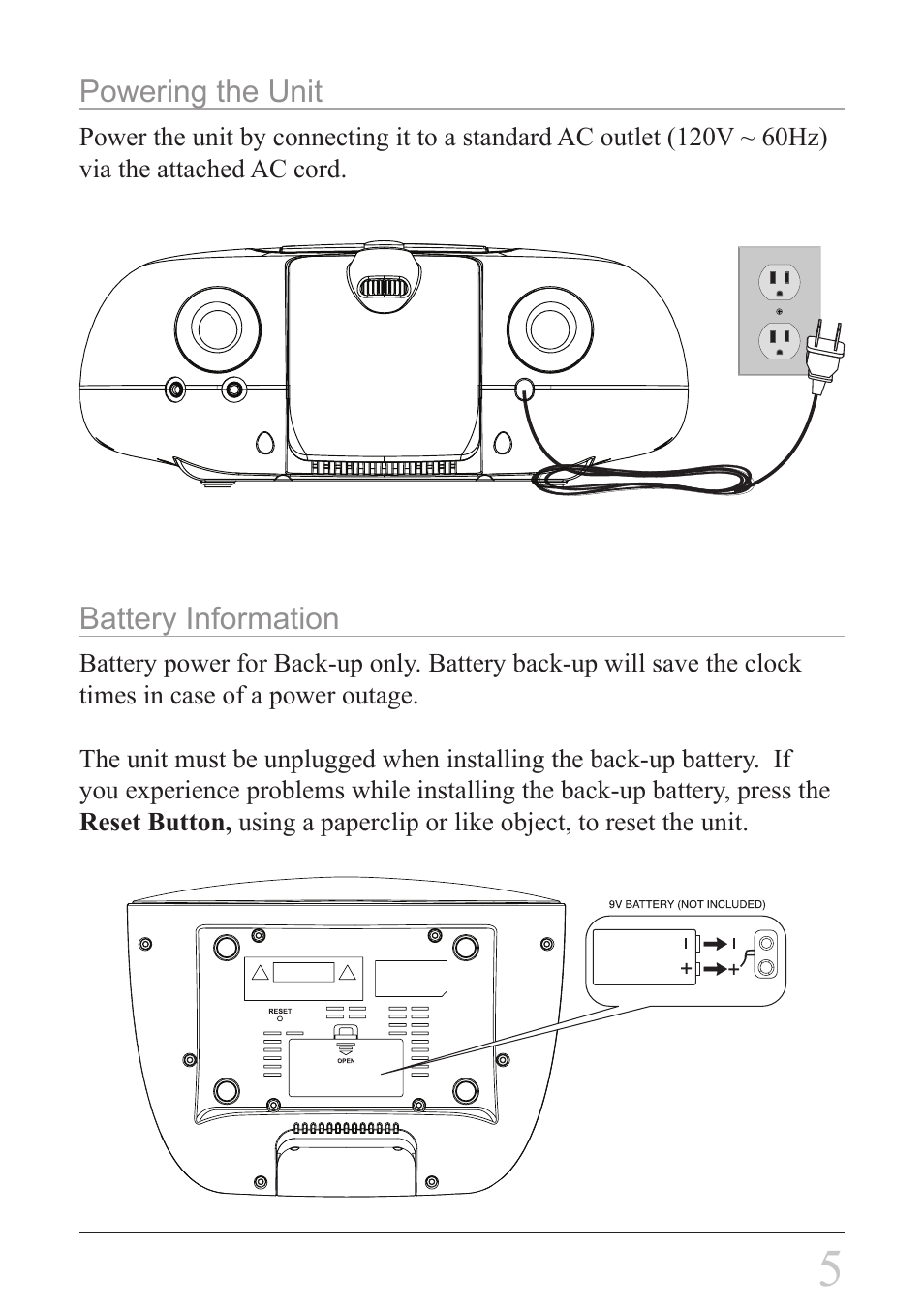 iLive IC308B User Manual | Page 5 / 12