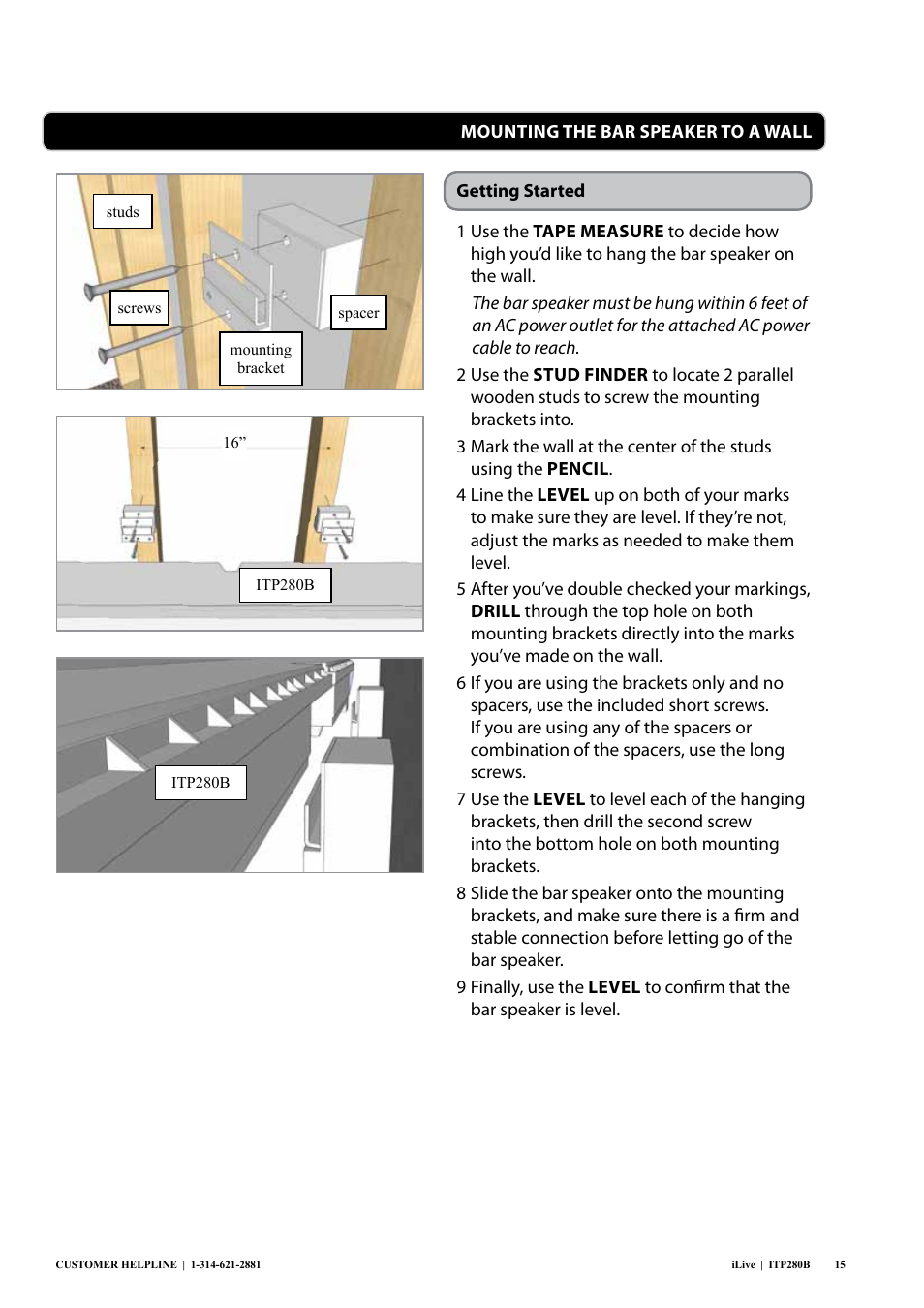 iLive ITP280B User Manual | Page 15 / 16