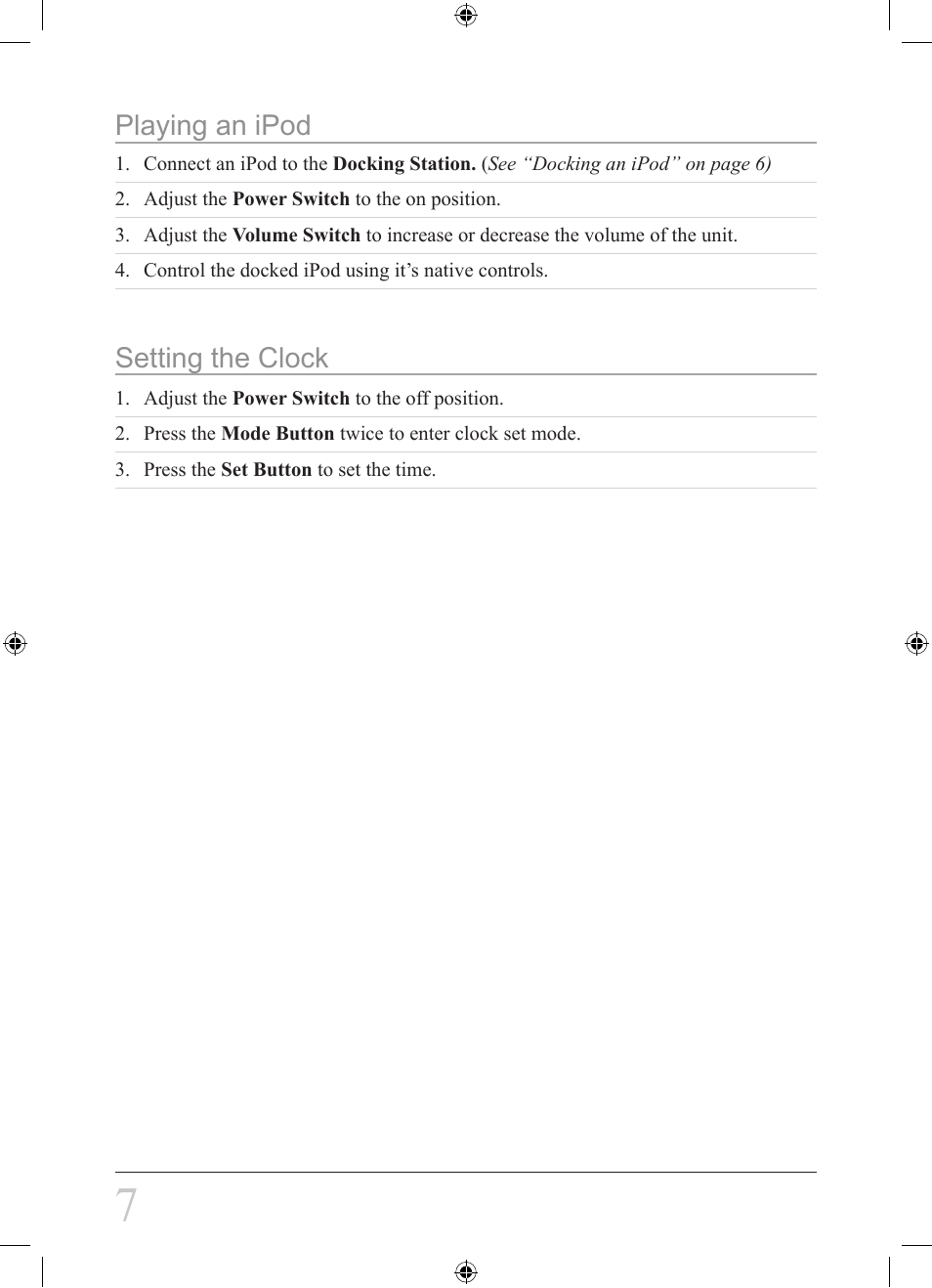 iLive IS108B User Manual | Page 7 / 12