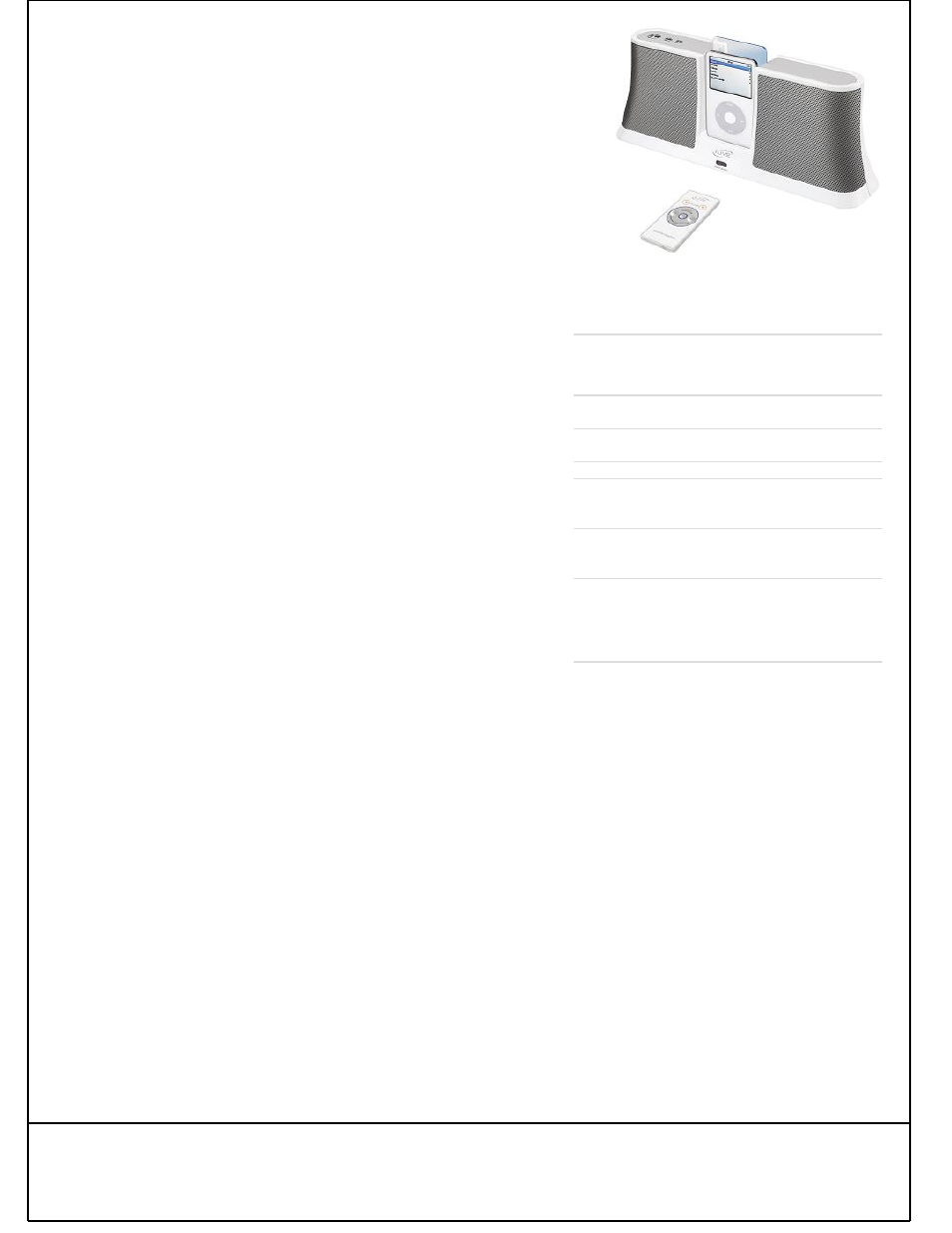 Ispk2806, Actual, Speaker system with ipod docking & recharging | iLive ISPK2806 User Manual | Page 2 / 2