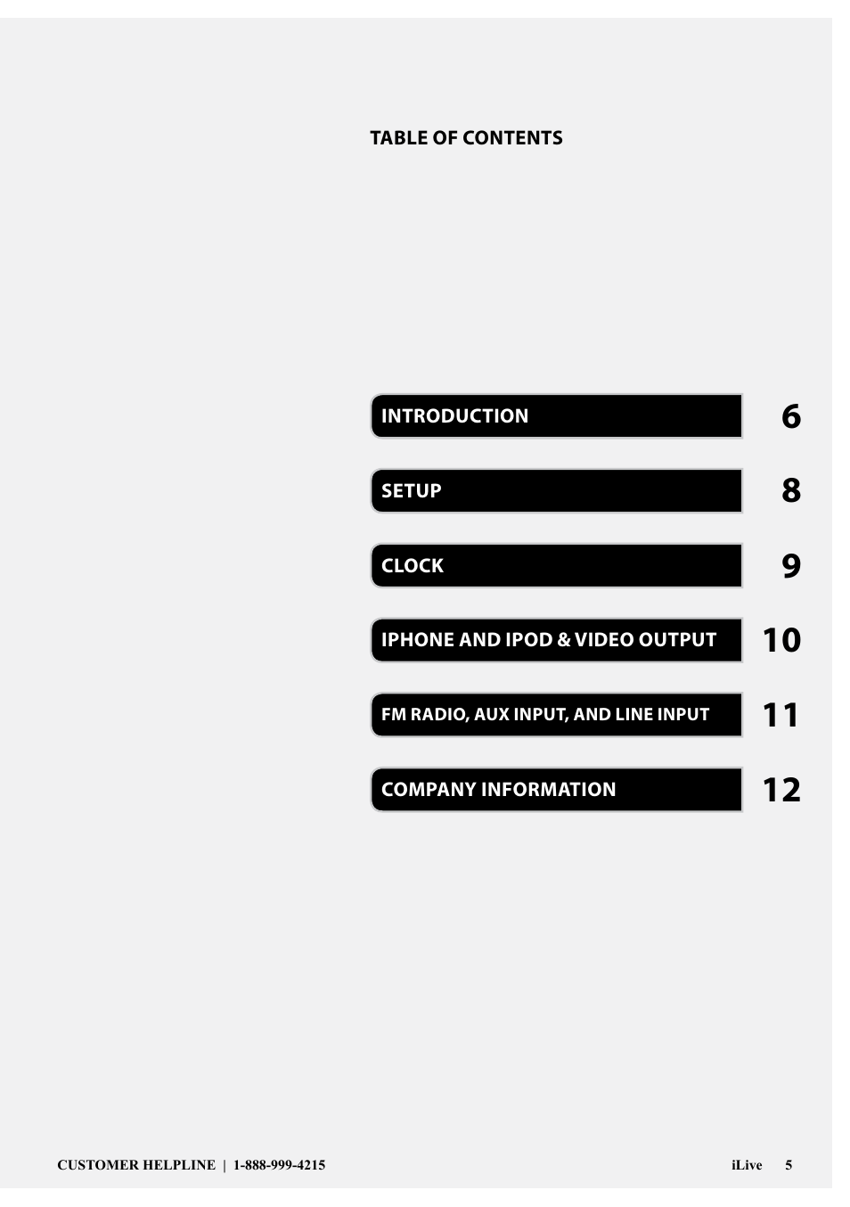 iLive ITP100B User Manual | Page 5 / 12