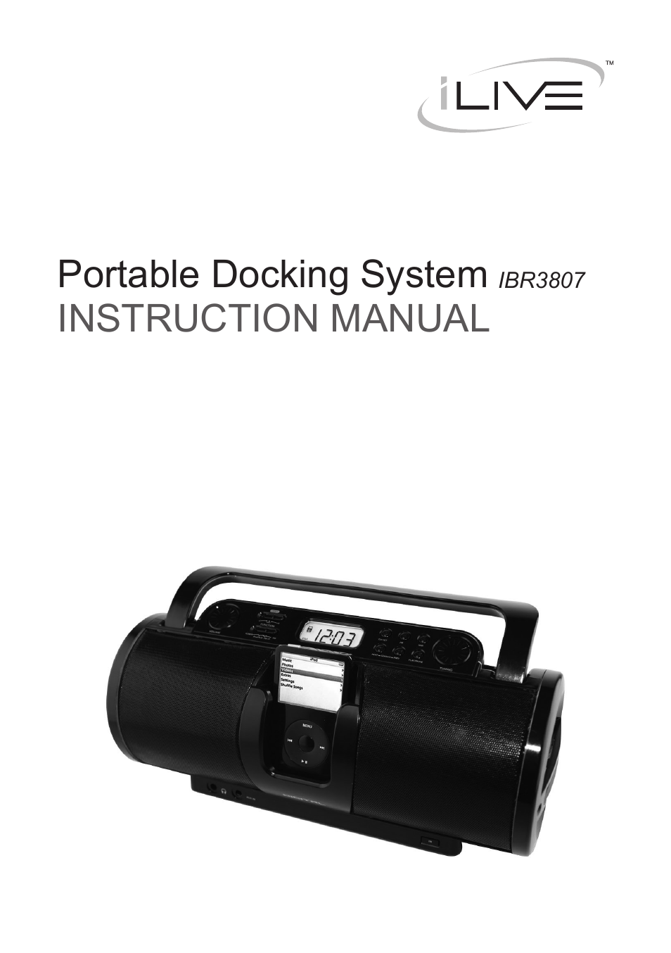 iLive IBR3807 User Manual | 8 pages