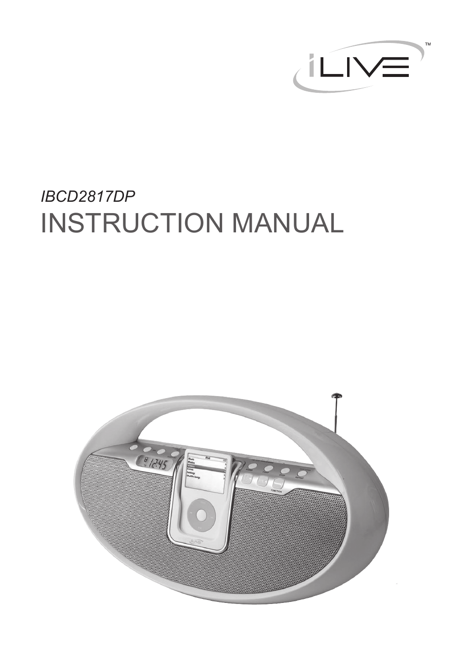 iLive IBCD2817DP User Manual | 12 pages
