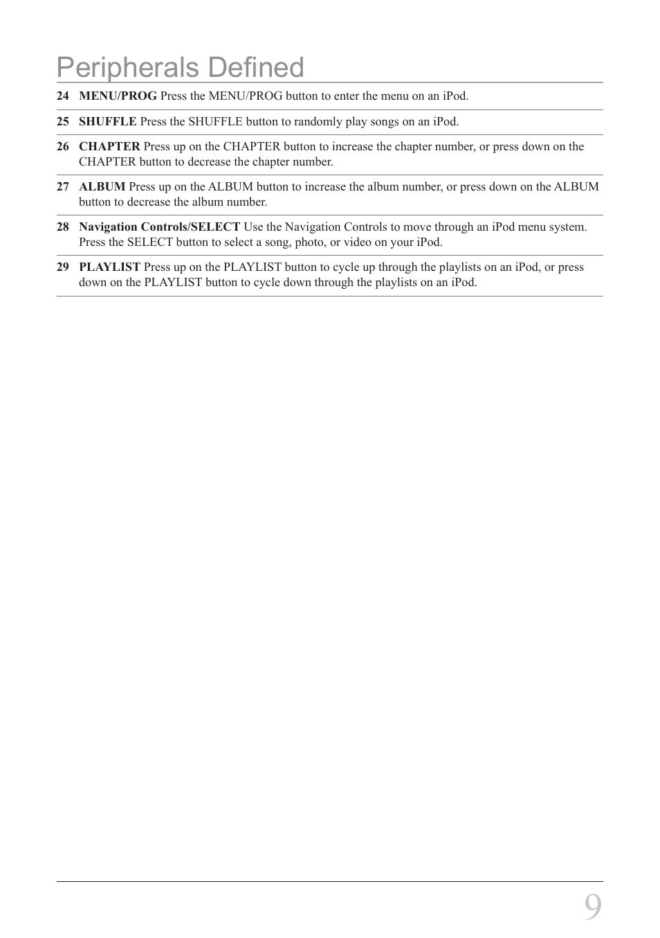 Peripherals defined | iLive IBCD2817DP User Manual | Page 9 / 12