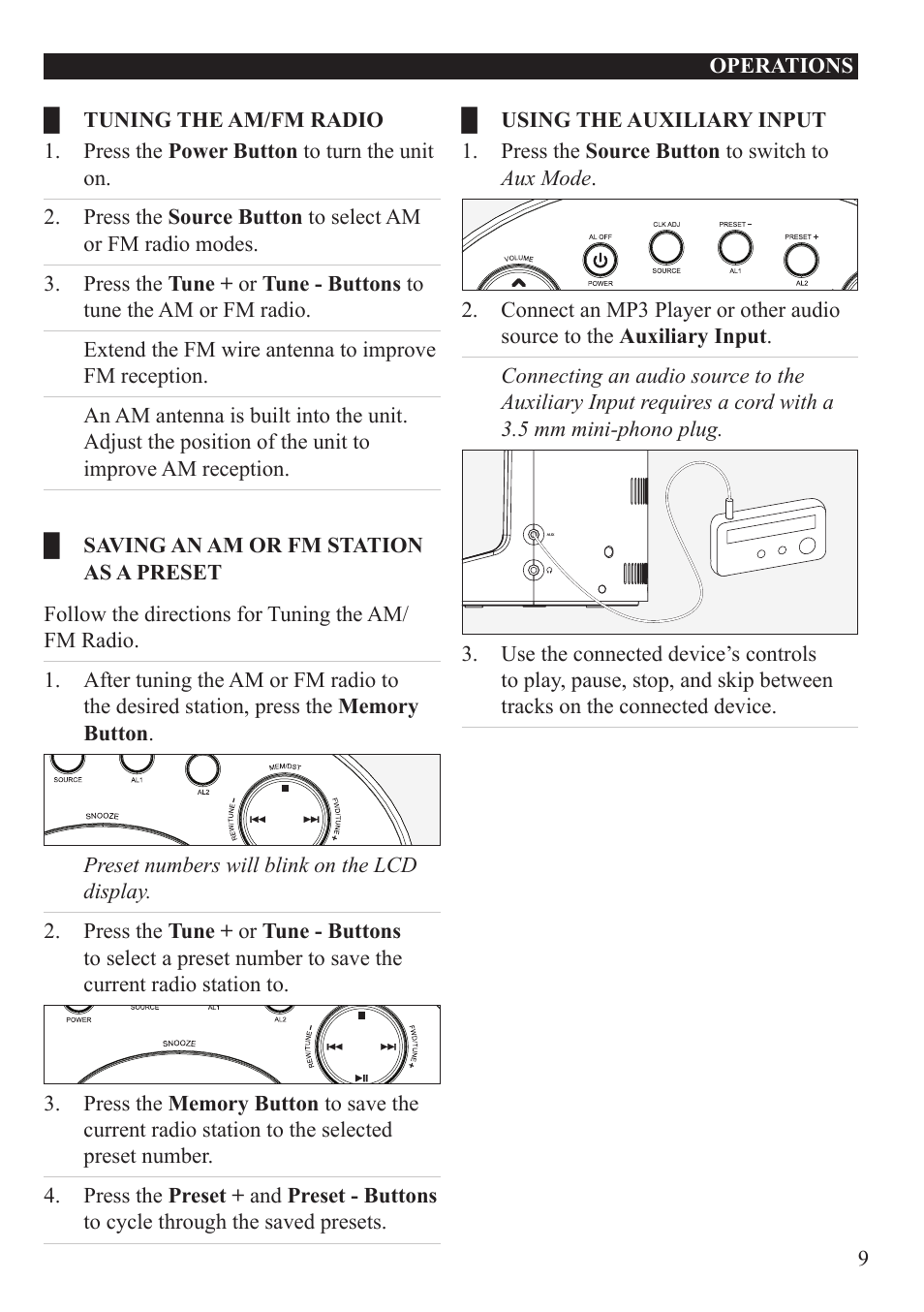 iLive INTELLI SET IC609 User Manual | Page 9 / 16