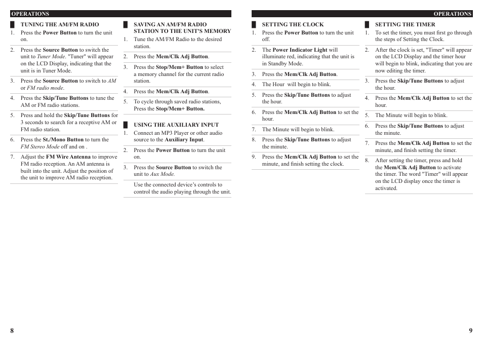 iLive 0915-0820-09 User Manual | Page 5 / 9
