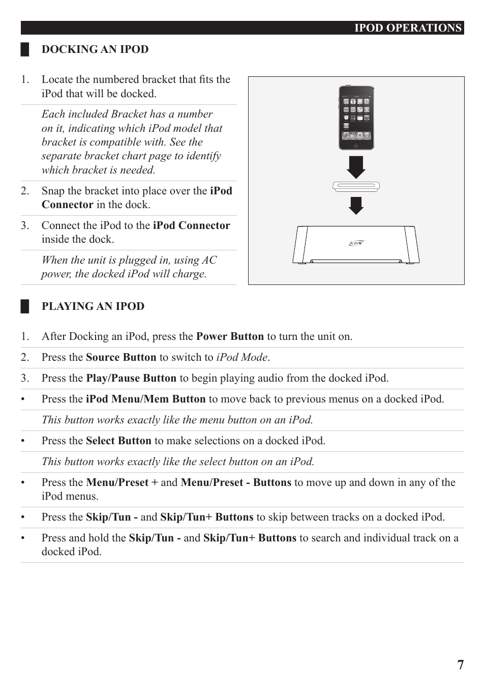 iLive IS819B User Manual | Page 7 / 16