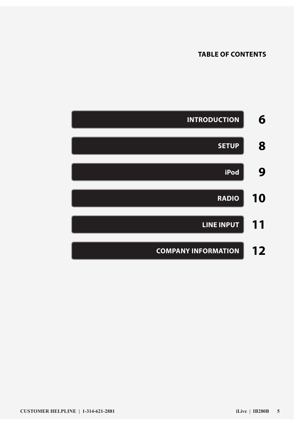 iLive IB280B User Manual | Page 5 / 12