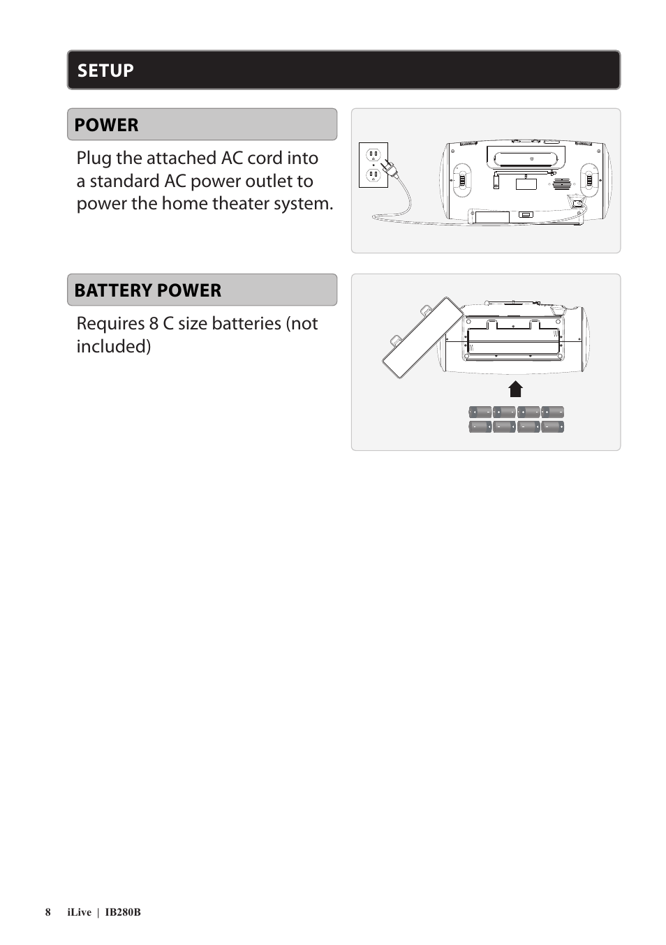 iLive IB280B User Manual | Page 8 / 12