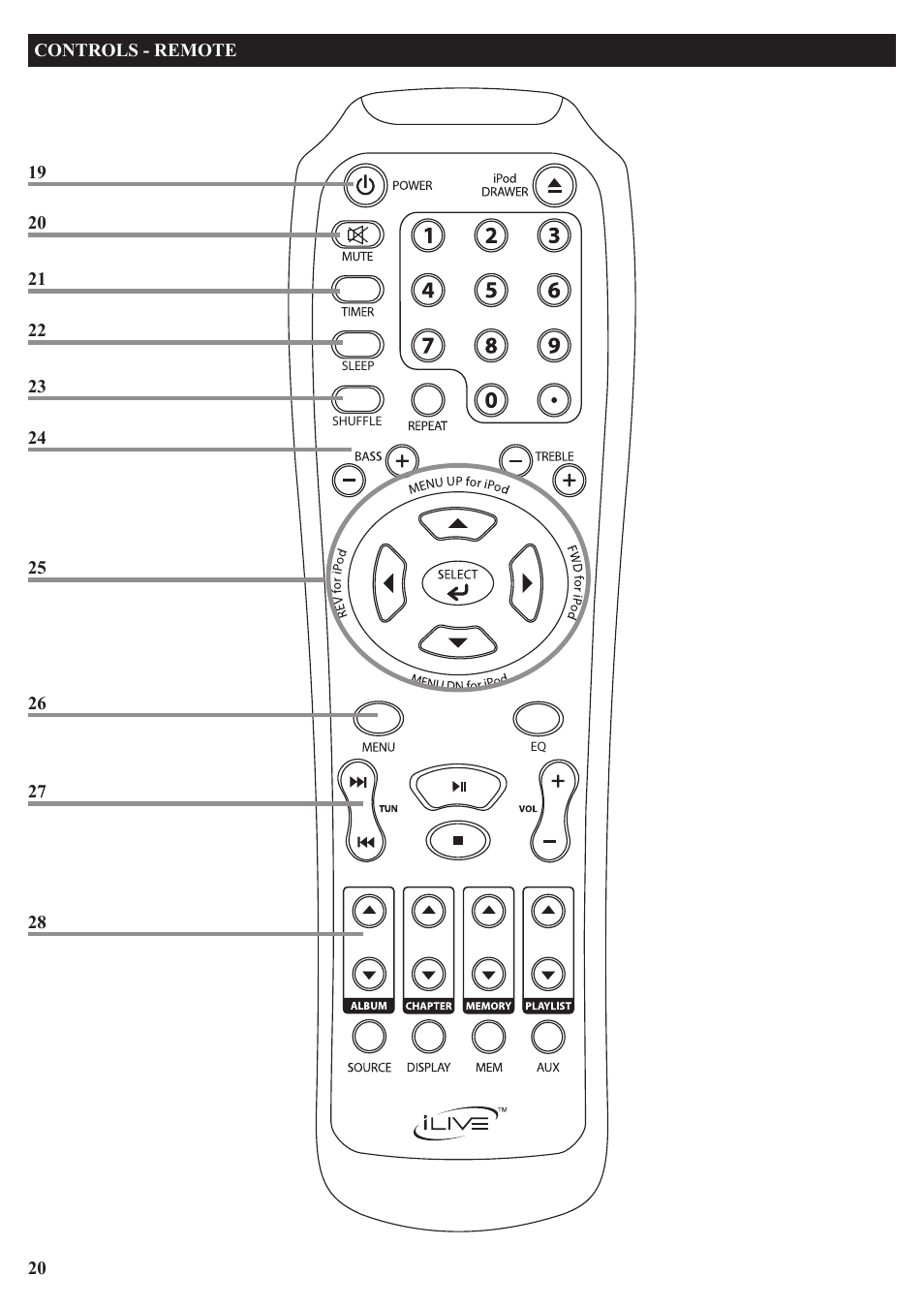 iLive IT209B User Manual | Page 20 / 24