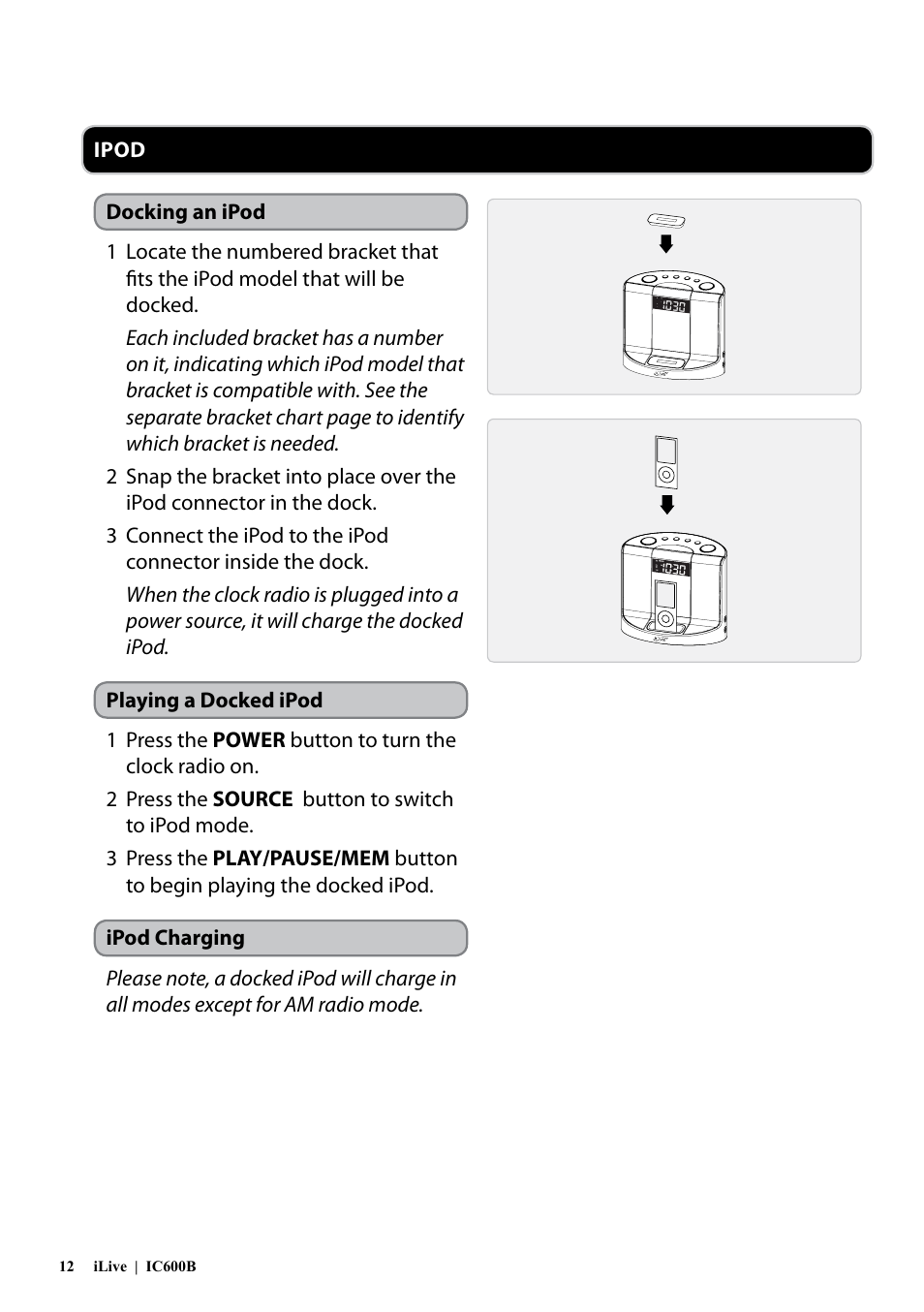 iLive INTELLI SET IC600B User Manual | Page 12 / 16